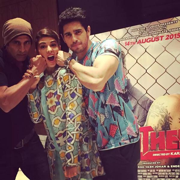Photos of Akshay Kumar, Sidharth Malhotra and Jacqueline Fernandez promoting Brothers Movie. Akshay Kumar,Sidharth Malhotra and Jacqueline Fernandez promoting Brothers Movie,akshay Kumar,Sidharth Malhotra,Jacqueline Fernandez,Brothers Movie Promotion,Brothers,Akshay Kumar,Sidharth Malhotra and Jacqueline Fernandez