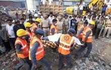 At least 11 people were killed in Thane district when a 50-year-old three-storey-building collapsed on Tuesday.
