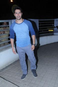 Bollywood Actor Varun Dhawan snapped at PVR Juhu.