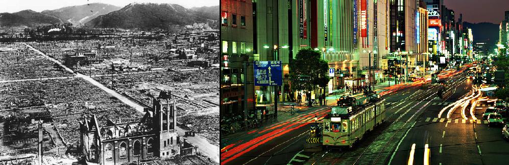 On Aug. 6, 1945, the United States dropped an atomic bomb on the Japanese city of Hiroshima, killing tens of thousands of people. Hiroshima 70th Anniversary,Hiroshima,Hiroshima then and now,Fact Tank - Our Lives in Numbers August 4,2015 70 years after Hiroshima,Bombing of Hiroshima and Nagasaki,Hiroshima and Nagasaki