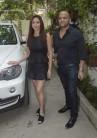 Esha Deol and filmmaker Satyajit Chourasia during the trailer launch of film Barefoot to Goa in Mumbai on March 24