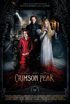 Crimson Peak is an upcoming 2015 American Gothic romance horror film. Directed by Guillermo del Toro and written by del Toro and Matthew Robbins. The film stars Mia Wasikowska, Tom Hiddleston and Jessica Chastain in the lead roles.