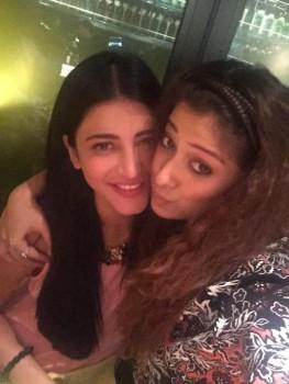 Rai Lakshmi, Shruthi Hassan and Shriya Saran Selfie Pics.
