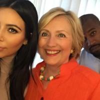 Kim Kardashian,Hillary Clinton,Kanye West,Kim Kardashian and Hillary Clinton,Kim Kardashian and Hillary Clinton selfie,Kim Kardashian and Hillary Clinton selfie pics,Kim Kardashian and Hillary Clinton selfie pictures