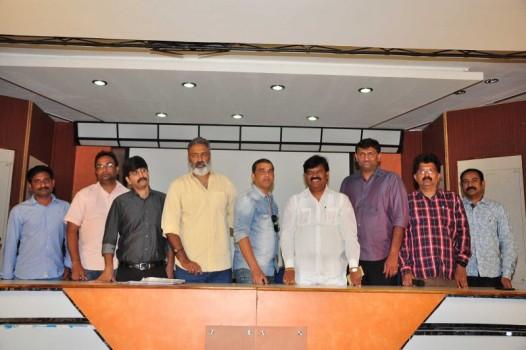 Photos of Telugu Movie Srimanthudu Movie Piracy Press Meet function held at Hyderabad.