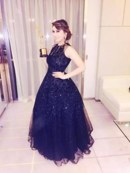 South Indian Actress Hansika Motwani at SIIMA Awards 2015.
