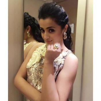 South Indian Actress Trisha at SIIMA Awards.