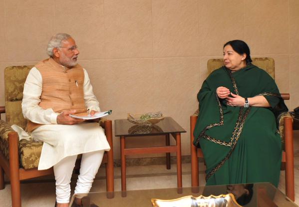 Prime Minister Narendra Modi inaugurated the first National Handloom Day at the Centenary Hall of Madras University in Chennai at a function organised by the Tamil Nadu government's textile ministry on Friday. Narendra Modi,Narendra Modi with Jayalalitha,Jayalalitha,Narendra Modi with Jayalalitha at Poes Garden,Modi,Lunch Pe Charcha