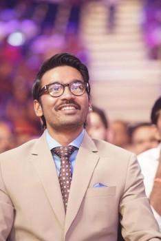 Actor Nivin Pauly? and Dhanush? at SIIMA Awards 2015.