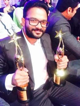 Jayasurya bags the award for best actor in supporting role and best villain in SIIMA Awards 2015