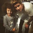 Cute Justin Bieber pictures with children. Little Bieber fans.