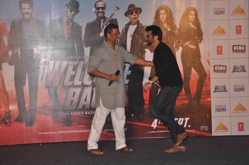 Bollywood Actor John Abraham, Anil Kapoor, Nana Patekar dance at Welcome Back song launch. John Abraham,Anil Kapoor,Nana Patekar,Welcome Back song launch,Welcome Back,John Abraham,Anil Kapoor,Nana Patekar,Welcome Back song launch pics,Welcome Back song launch images,Welcome Back song launch photos,Welcome Back song launch stills,Welcome Back