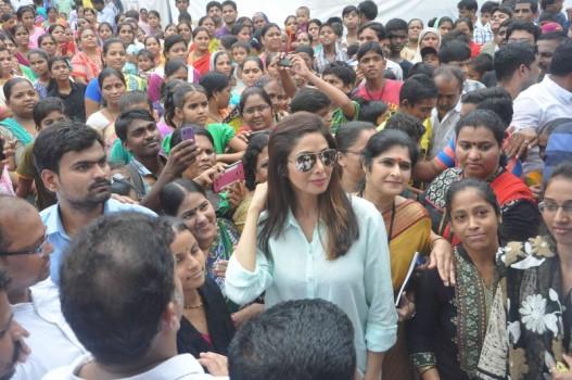 Bollywood Actress Sridevi inaugurates Sulabh Public Toilet in Mumbai.