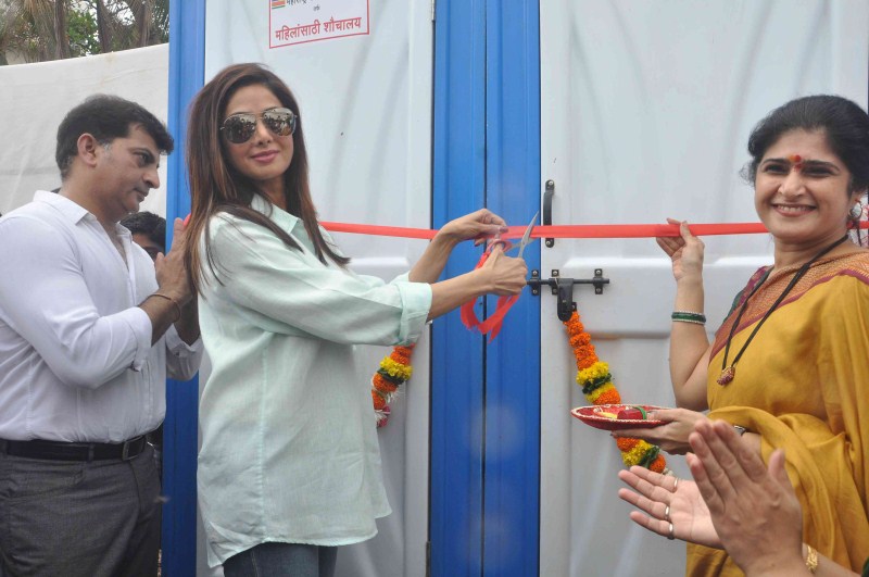 Bollywood Actress Sridevi inaugurates Sulabh Public Toilet in Mumbai. Sridevi,Sridevi inaugurates Sulabh Public Toilet,Sulabh Public Toilet,Sulabh Public Toilet in Mumbai,sridevi kapoor,actress Sridevi,Sridevi latest pics,Sridevi latest images,Sridevi latest photos,Sridevi latest stills,Sridevi latest pictures