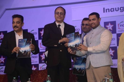 FICCI Frames 2015 Inaugural Meet:  Aamir Khan and Kamal Haasan