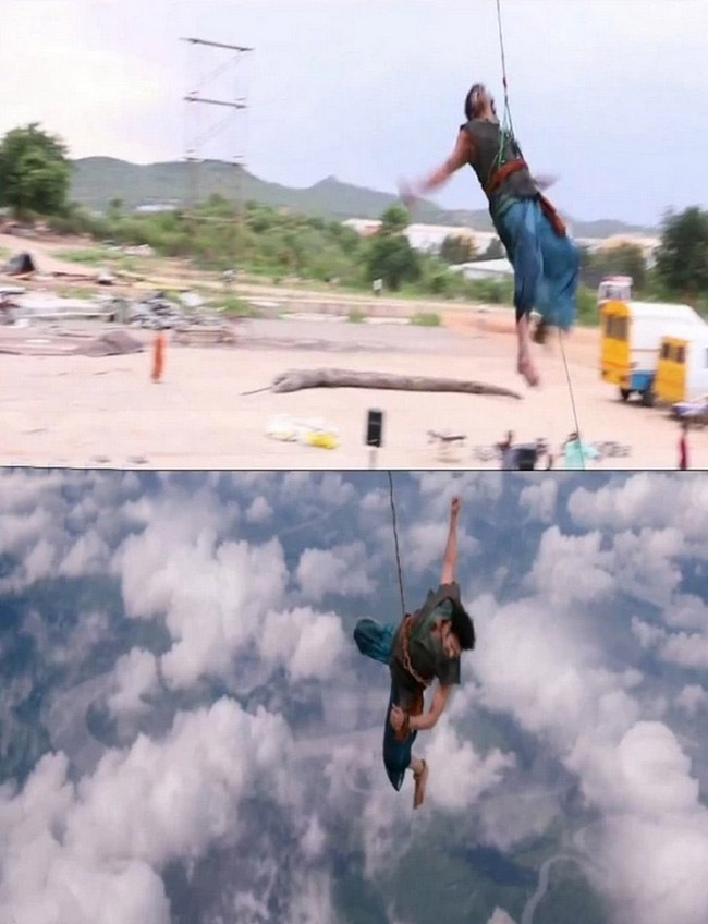 Here are Some Baahubali Before and After VFX Shots Baahubali Before and After VFX Shots,Before and After VFX Shots,Baahubali