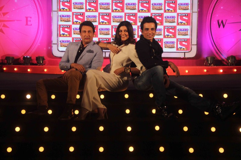 Bollywood Celebs at SAB TV Launches Reality show Comedy Superstar. SAB TV,SAB TV Launches Reality show Comedy Superstar,Comedy Superstar,Reality show,SAB TV Launches New Reality show,SAB TV's New Reality show