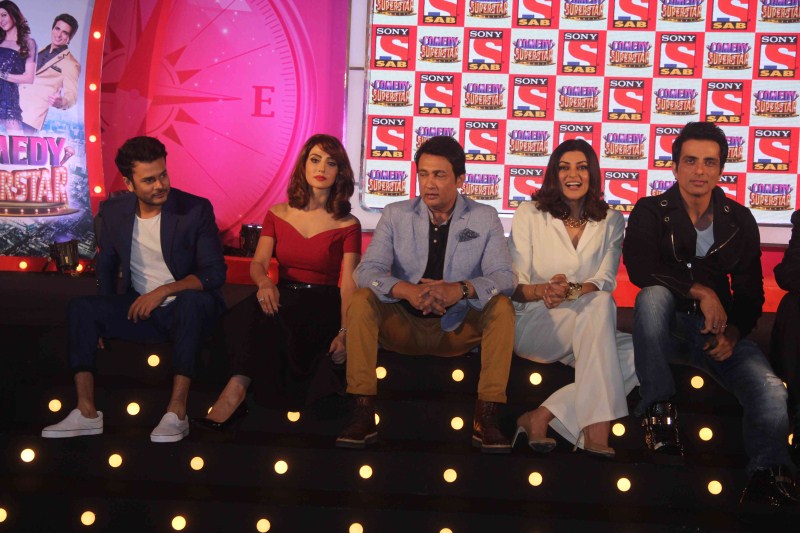 Bollywood Celebs at SAB TV Launches Reality show Comedy Superstar. SAB TV,SAB TV Launches Reality show Comedy Superstar,Comedy Superstar,Reality show,SAB TV Launches New Reality show,SAB TV's New Reality show