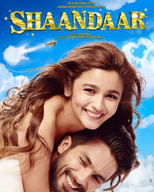 Alia Bhatt and Shahid Kapoor's Shaandar Movie First Look Poster. Shaandar First Look Poster,Shaandar First Look,Alia Bhatt,Shahid Kapoor,Alia Bhatt and Shahid Kapoor's Shaandar First Look Poster,Alia Bhatt and Shahid Kapoor,bollywood movie Shaandar,Shaandar movie poster,Shaandar poster