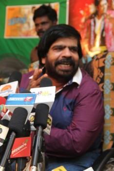 South Indian Actor T. Rajendar at Vaalu Press Meet.