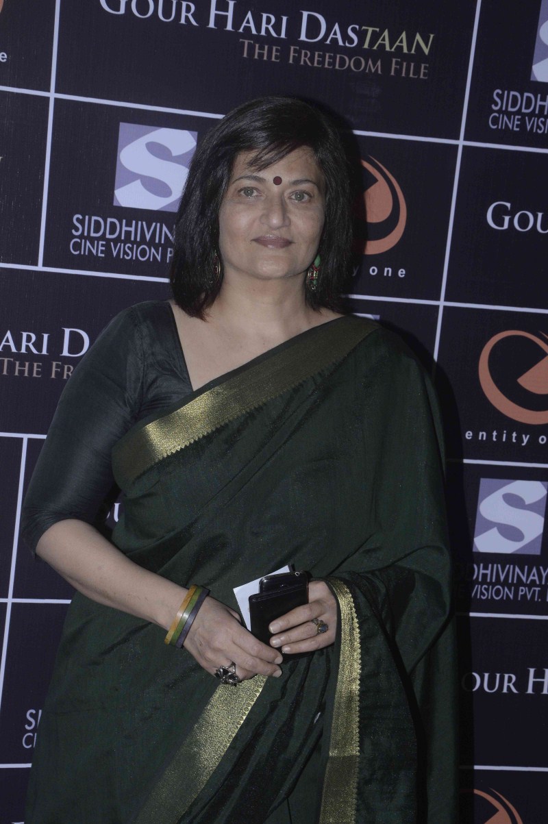 Photos of Premiere of Gour Hari Dastaan - The Freedom File. Vikram Gokhale, Vinay Pathak, Deepa Sahi, Sarika, Rajkumar Rao, Ananth Narayan Mahadevan and others graced the event. Premiere of Gour Hari Dastaan - The Freedom File,Gour Hari Dastaan - The Freedom File,Gour Hari Dastaan,Vikram Gokhale,Vinay Pathak,Deepa Sahi,Sarika,Rajkumar Rao,Ananth Narayan Mahadevan