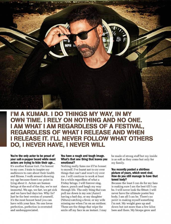 Bollywood Actor Akshay Kumar Photoshoot for Filmfare Magazine August 2015. Akshay Kumar,actor Akshay Kumar,Akshay Kumar Photoshoot,Akshay Kumar Photoshoot for Filmfare Magazine,Filmfare Magazine August 2015,Filmfare Magazine August,Filmfare Magazine,Akshay Kumar on Filmfare Magazine