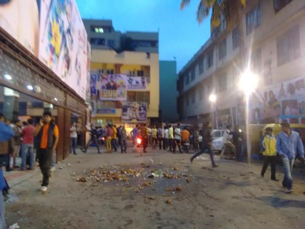 The wait is over! The much-anticipated Uppi 2,upendra,upendra 2,Fans Celebrate Uppi 2,Uppi 2 celebration,upendra fans,upendra fans at peaks