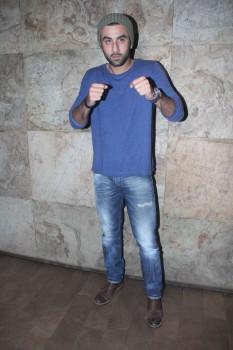 Bollywood Actor Ranbir Kapoors at Brother Special Screening.