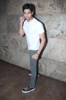 Bollywood Actor Sidharth Malhotra at Brothers Special Screening.