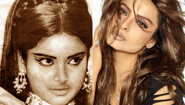 Rekha Bollywood Actresses From Ugly To Beautiful,Actresses From Ugly To Beautiful,From Ugly To Beautiful,Bollywood Actresses,actress,actress cute pics,actress latest pics