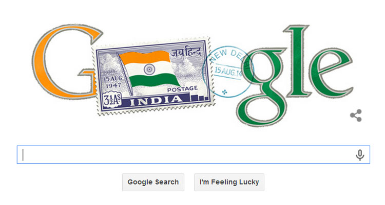 Google Doodle Celebrates India’s Independence Day. Google Doodle,India’s Independence Day,Independence Day,69th Independence Day,Independence Day 2015