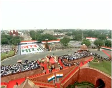 PM Modi pays tribute to Mahatma Gandhi at Rajghat. Independence Day,Independence Day 2015,Modi,Narendra Modi,Mahatma Gandhi,modi speach,PM Narendra Modi Speech at Red Fort,Narendra Modi Speech at Red Fort,Modi Speech at Red Fort