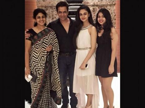 Photos of South Indian Actor Action King Arjun's Birthday Celebration.