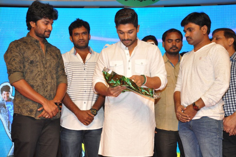 Bhale Bhale Magadivoy Movie Audio Launch event held at Hyderabad. Allu Arjun, Actor Nani, Actress Lavanya Tripathi, Allu Aravind, Music Director Gopi Sunder, Anchor Anasuya graced the meet. Allu Arjun,nani,Bale Bale Magadivoy Audio Launch,Bale Bale Magadivoy,Lavanya Tripathi,Allu Aravind,Bale Bale Magadivoy Audio Launch pics,Bale Bale Magadivoy Audio Launch images,Bale Bale Magadivoy Audio Launch photos,Bale Bale Magadivoy Audio Launch still