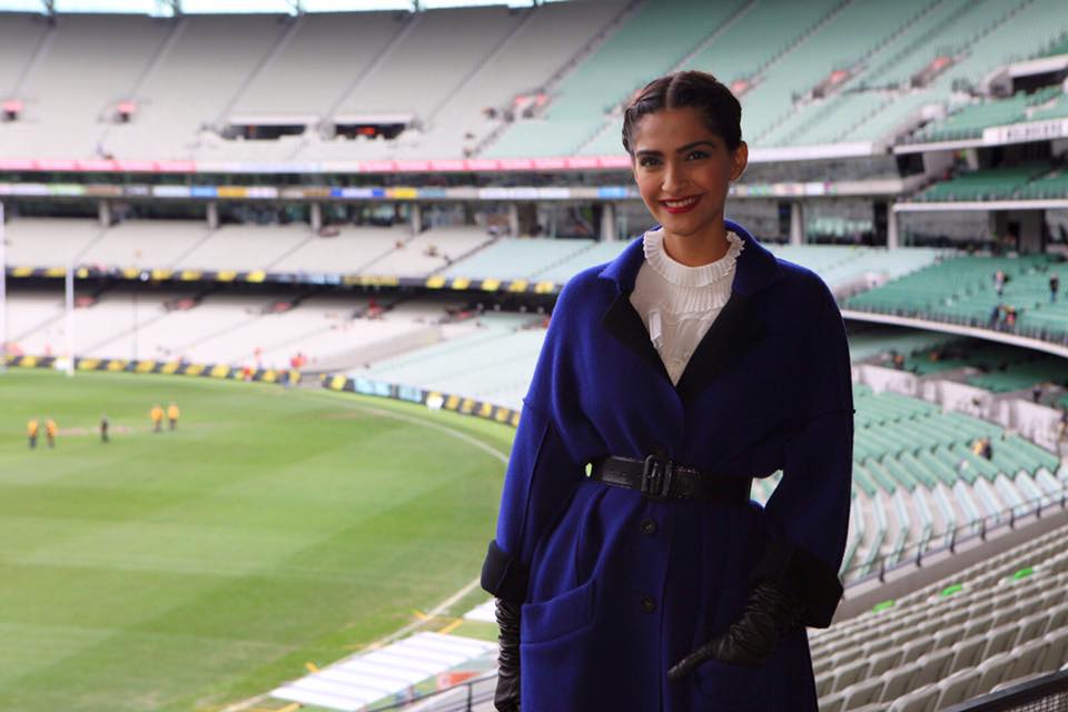 Sonam Kapoor attends Indian Film Festival of Melbourne. Sonam kapoor latest photos,Sonam Kapoor at Indian Film Festival of Melbourne,Sonam Kapoor at IIFM,IIFM,Sonam kapoor in Melbourne