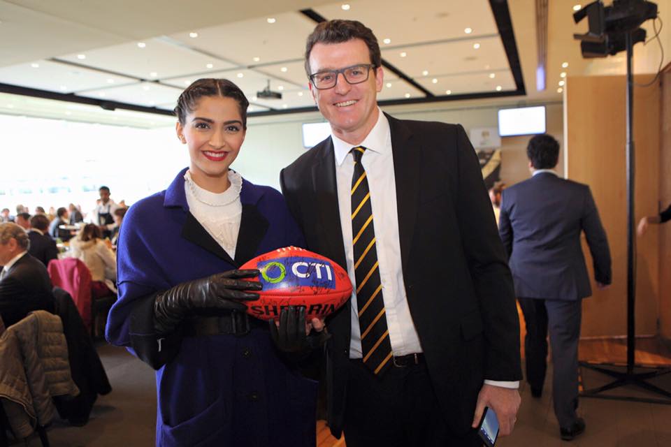 Sonam Kapoor attends Indian Film Festival of Melbourne. Sonam kapoor latest photos,Sonam Kapoor at Indian Film Festival of Melbourne,Sonam Kapoor at IIFM,IIFM,Sonam kapoor in Melbourne