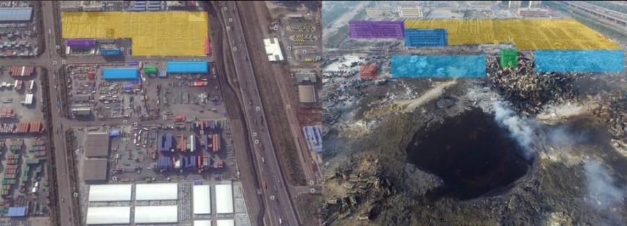 Tianjin blast in China at a warehouse storing dangerous chemical has killed over 100 people. Tianjin Blast,Tianjin blasts,tianjin crater,crater at tianjin blast site,huge crater,tianjin,china blast,tianjin explosion pictures,china chemical factory blast