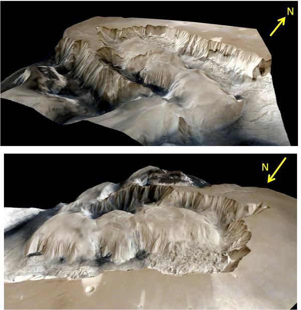 Mangalyaan, which is India's first interplanetary mission has recently sent home stunning three-dimensional images of the Valles Marineris, a 5,000 kilometers long canyon on the Red Planet. Mangalyaan,Mangalyaan sends 3D pictures of Canyon on Mars,Canyon on Mars,3D pictures of Canyon on Mars,3D pictures