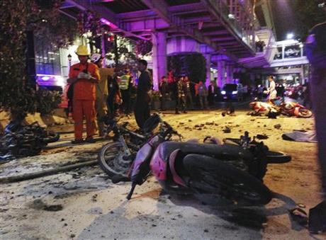 At least 27 people were feared killed in a bomb blast in a commercial area in the Thailand capital on Monday evening, while several others were injured, local media reported. Bangkok Bomb,Bangkok Bomb blast,Thailand,Bangkok explosion,thailand,twin blasts,Deadly Bomb,Deadly Bomb blast,Deadly Bomb blast in Bangkok
