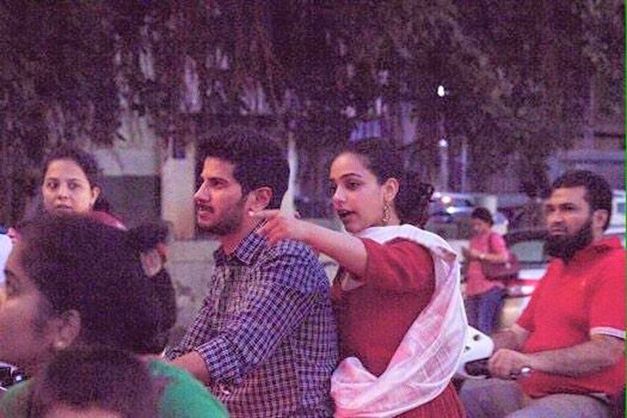 Dulquer Salmaan and Nithya Menen in 'OK Kanmani' Dulquer salmaan,nithya menen,100 days of love,ok kanmani,maniratnam,Jenuse Mohamed,dulquer salmaan nithya menen