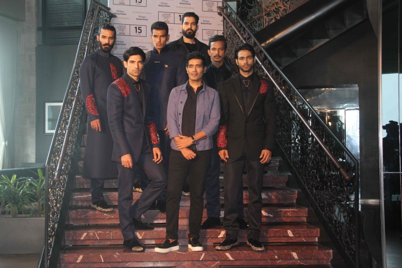 Fashion designer Manish Malhotra's special preview of his upcoming Lakme Fashion Week Winter 2015 collection. An event held at Palladium Hotel on Tudesay Morning. Manish Malhotra,Manish Malhotra Lakme Festive 2015,Manish Malhotra Lakme Festive,Lakme Festive 2015,Lakme Festive,Palladium Hotel,Manish Malhotra's menswear show