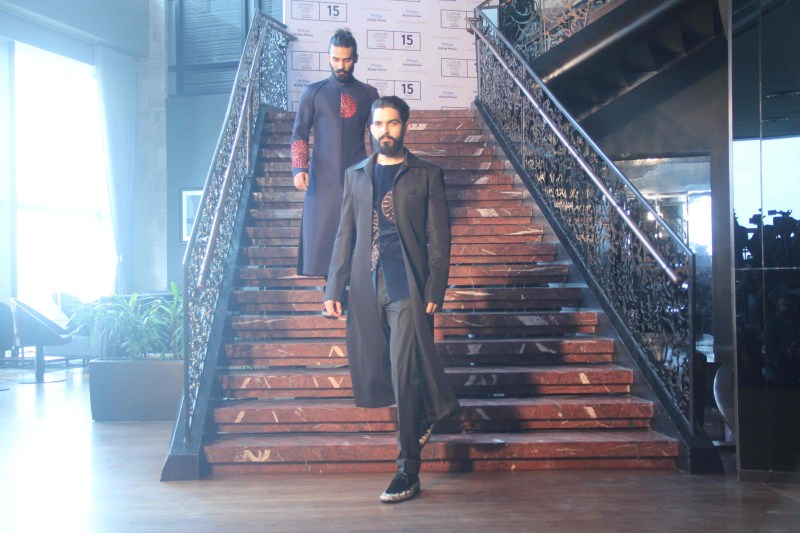Fashion designer Manish Malhotra's special preview of his upcoming Lakme Fashion Week Winter 2015 collection. An event held at Palladium Hotel on Tudesay Morning. Manish Malhotra,Manish Malhotra Lakme Festive 2015,Manish Malhotra Lakme Festive,Lakme Festive 2015,Lakme Festive,Palladium Hotel,Manish Malhotra's menswear show