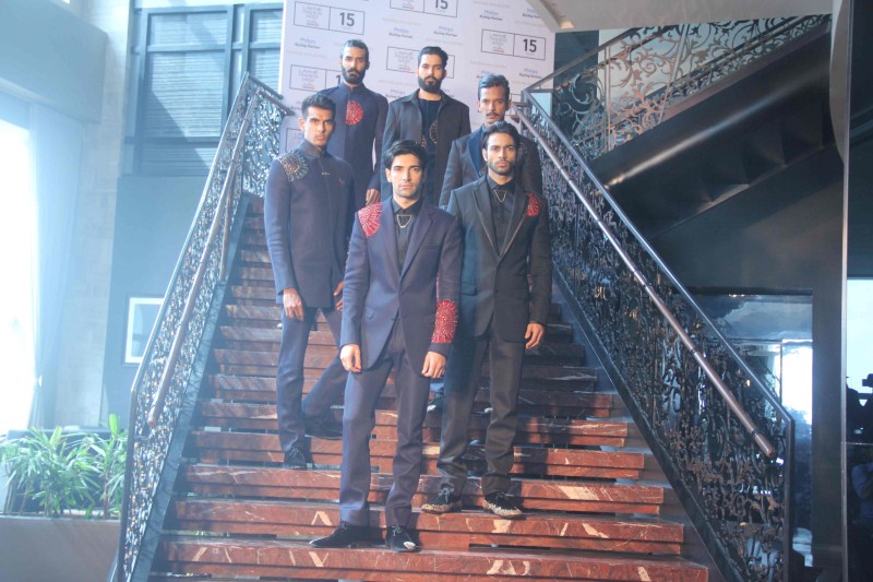 Fashion designer Manish Malhotra's special preview of his upcoming Lakme Fashion Week Winter 2015 collection. An event held at Palladium Hotel on Tudesay Morning. Manish Malhotra,Manish Malhotra Lakme Festive 2015,Manish Malhotra Lakme Festive,Lakme Festive 2015,Lakme Festive,Palladium Hotel,Manish Malhotra's menswear show