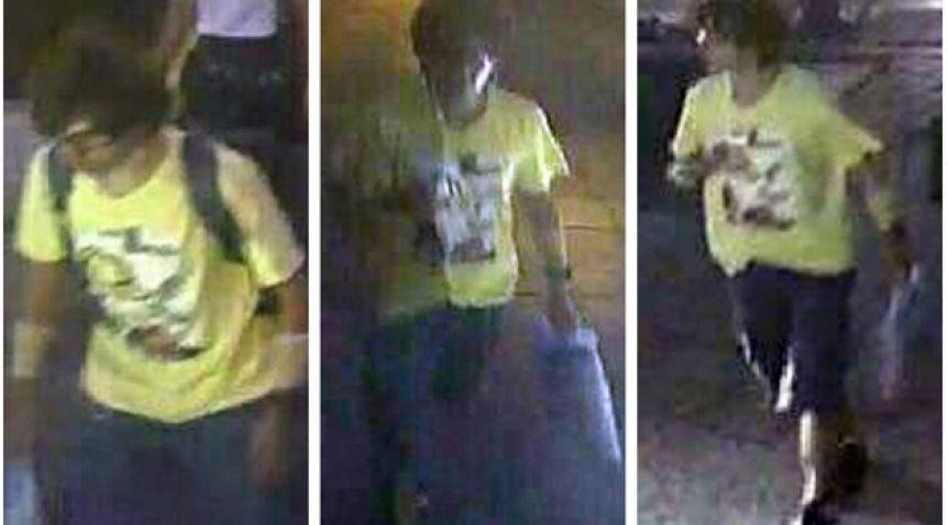 Thai police have release the image of the man behind the Bangkok bomb blast. The man, wearing yellow shirt and black rimmed-glasses, is seen placing bag at Erawan Shrine containing the bomb. Bangkok blast bomber,bangkok blast,photos,bangkok blast bomber pictures,bangkok bomber,blast,Erawan Shrine bomb blast,Erawan Shrine,Thailand bomb blast,bomb blast