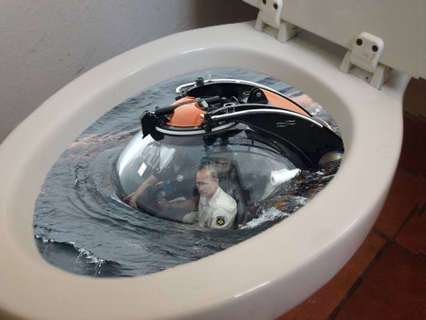 Russian President Vladimir Putin is seen inside a research bathyscaphe while submerging into the waters of the Black Sea as he takes part in an expedition near Sevastopol, Crimea. Vladimir Putin,Vladimir Putin photos,Vladimir Putin news,putin bathyscaphe,Vladimir Putin under water