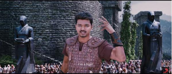 South Indian Actor Ilayathalapathy Vijay's New stills from Puli Movie. Ilayathalapathy Vijay,Vijay,actor vijay,vijay in puli,puli trailer,vijay in puli trailer,puli trailer pics,puli trailer images,puli trailer photos,puli trailer stills