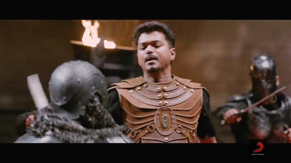 South Indian Actor Ilayathalapathy Vijay's New stills from Puli Movie. Ilayathalapathy Vijay,Vijay,actor vijay,vijay in puli,puli trailer,vijay in puli trailer,puli trailer pics,puli trailer images,puli trailer photos,puli trailer stills