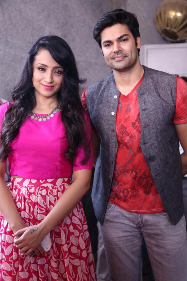 South Indian Actress Trisha is next seen with actor Ganesh Venkatraman in Nayagi which is directed by Govi Goverdhan, produced by Giridhar Productions House and presented by Raj Kandukari. Trisha's Nayagi Movie Launch,Nayagi Movie Launch,Trisha,Trisha Krishnan,Nayagi Movie Launch pics,Nayagi Movie Launch images,Nayagi Movie Launch photos,Nayagi Movie Launch stills,Nayagi Movie Launch pictures