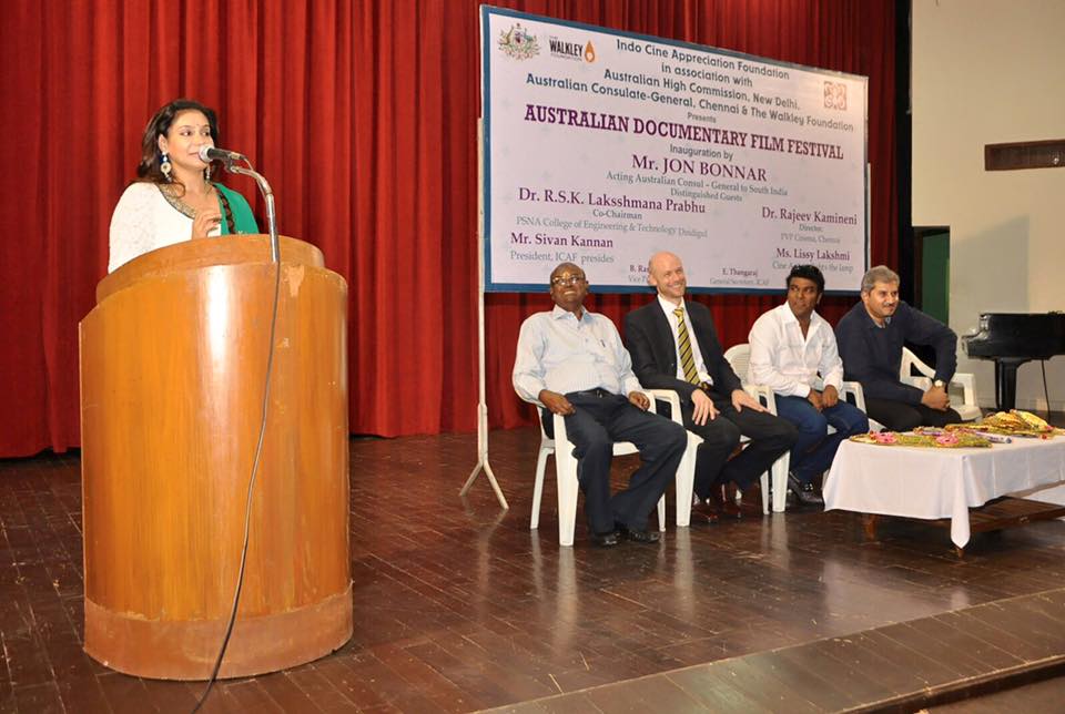Malayalam actress Lissy inaugurates the Australian documentary film festival. Lissy,actress Lissy,Australian Documentary Film Festival