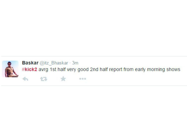 Ravi Teja's 'Kick 2' : Fans Tweet Ravi Teja,kick 2,kick 2 review,kick 2 Live Audience Response,Rakul Preet Singh,telugu movie Kick 2